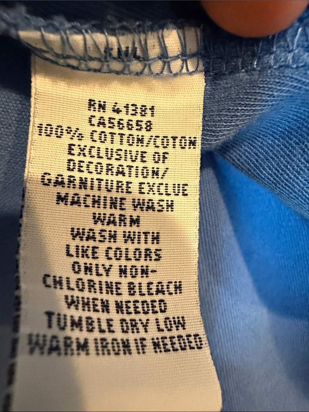 Men’s Cotton Polo by Ralph Lauren Blue Polo with Yellow Pony| Large